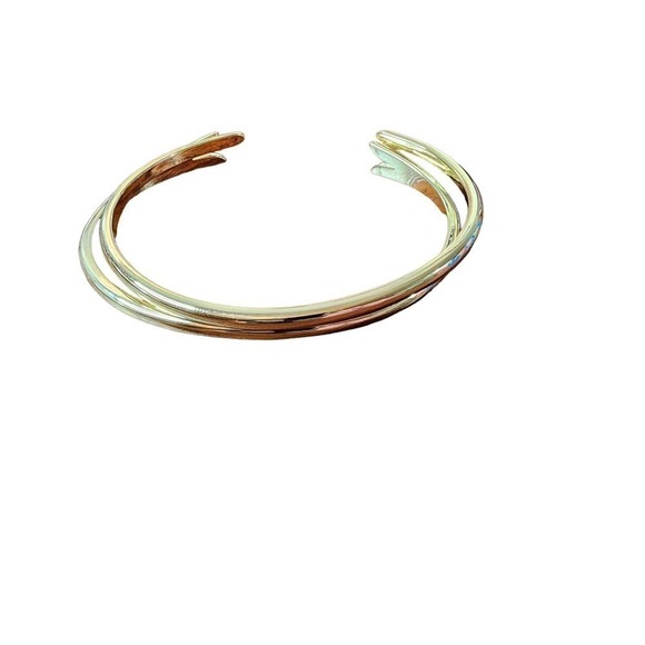 NEW Michelle Campbell Rachel Zoe Gold Tone Talon Faux Jewel Beach Set Bracelet - Picture 4 of 7